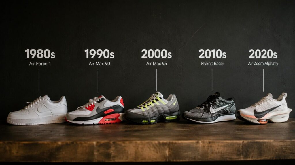 The Evolution of Nike Sneakers Over the Decade